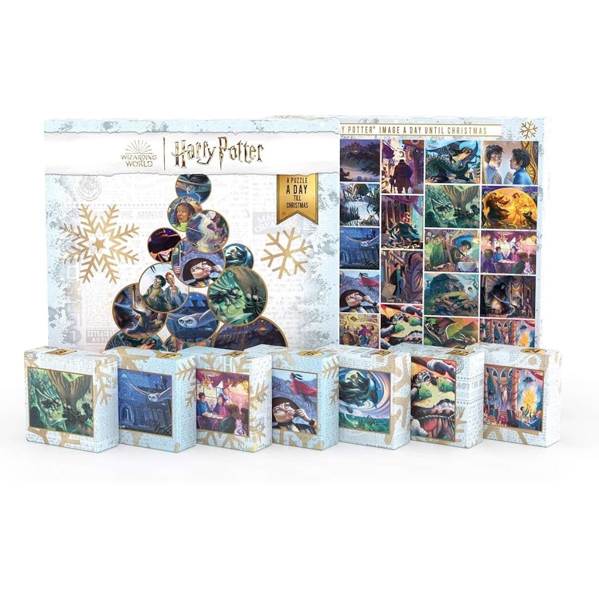 New York Puzzle Company Harry Potter Harry Potter Advent Calendar 24x 100 Piece Mini Puzzle