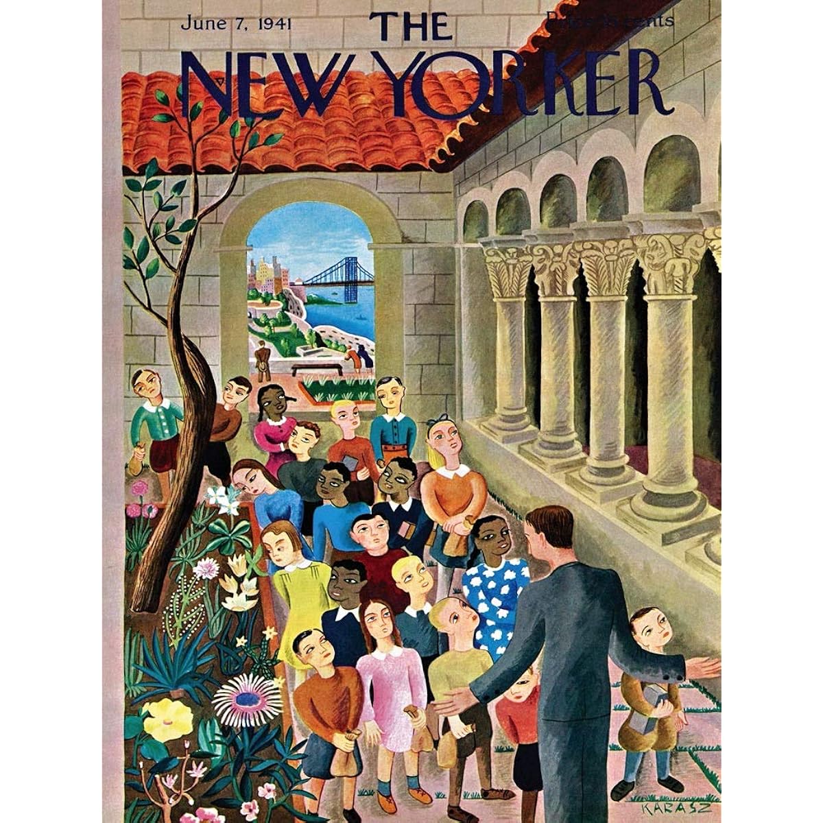 New York Puzzle Company - New Yorker Field Trip - 500 Piece Jigsaw Puzzle