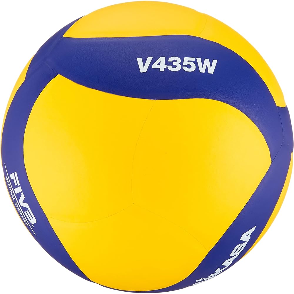 MIKASA Volleyball No. 4/No. 5 Practice Ball Yellow/Blue Recommended Internal Pressure 0.3~0.325 (kgf/㎠)