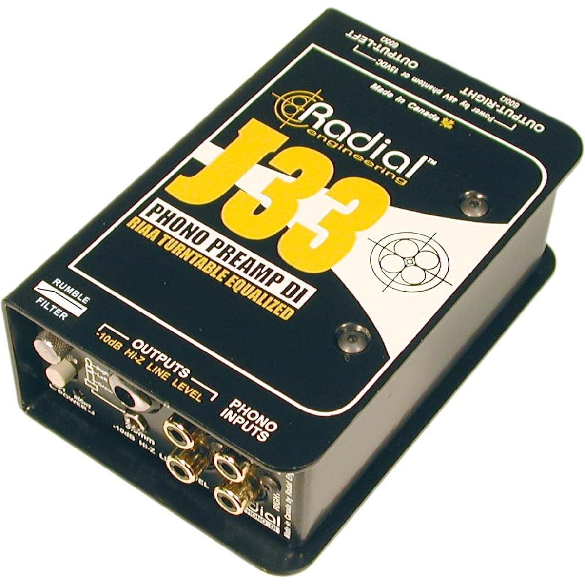 Radial DI box for turntable J33 [Domestic regular import product]