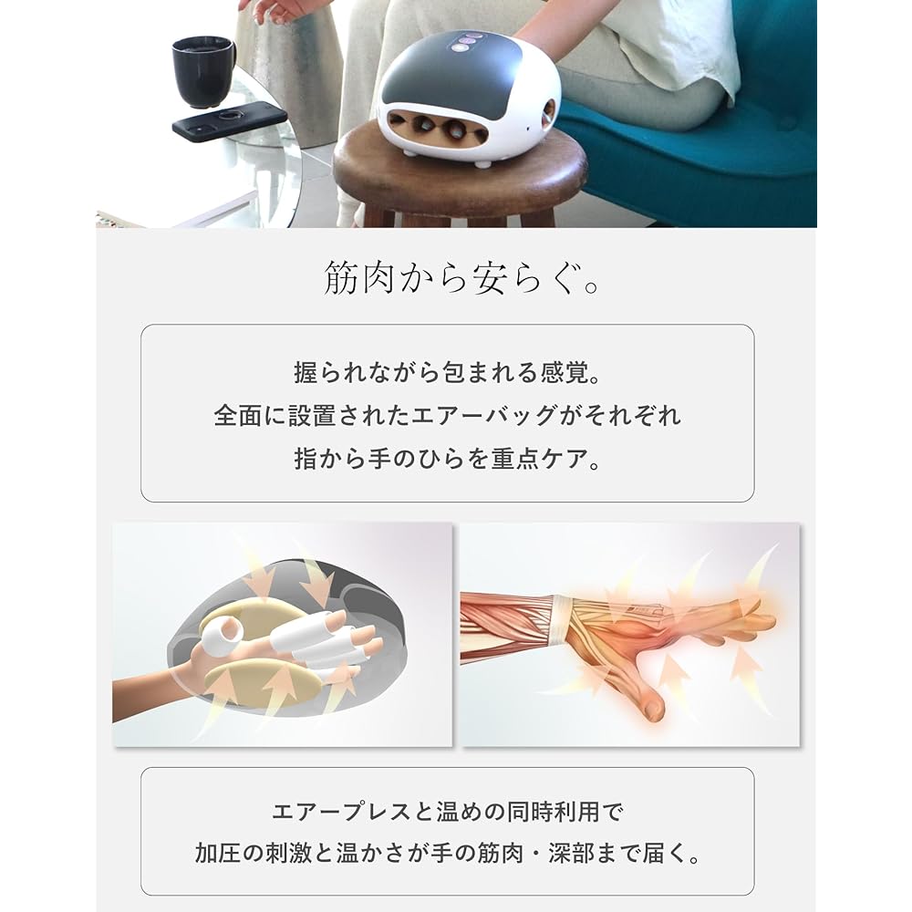 LIworld TE-PALM Hand Care 5 Finger Hand Pressure Point Present Gift Hand Care Gloves Hand Warmer Warming