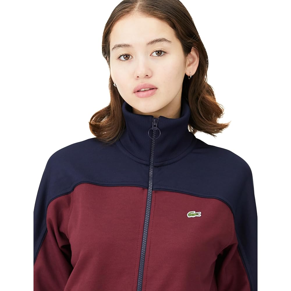 [Lacoste] Sweat [Official] Bicolor Sweat Track Jacket Women's SF1632-10