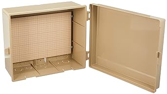 Mirai Kogyo Wall Box, No Roof, Horizontal Type, Effective Fukasa 159, Beige, 1 Piece WB-14AOJ