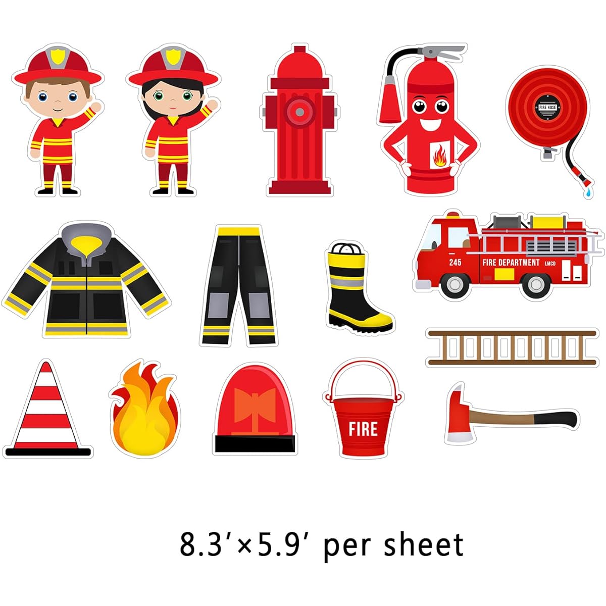 fire engine sticker