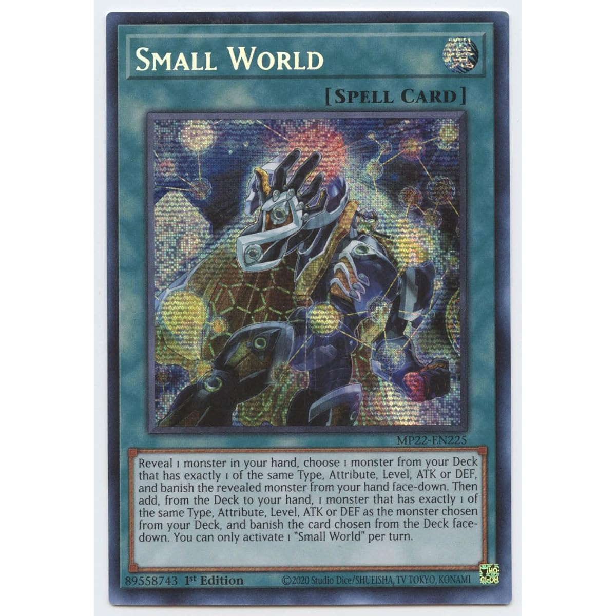 Small World MP22-EN225 Prism Secret Rare First Edition
