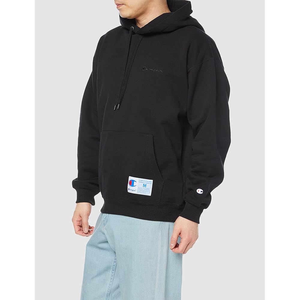 [Champion] Hoodie Script Logo Loose Fit Hooded Sweatshirt Action Style C3-V107 Men's