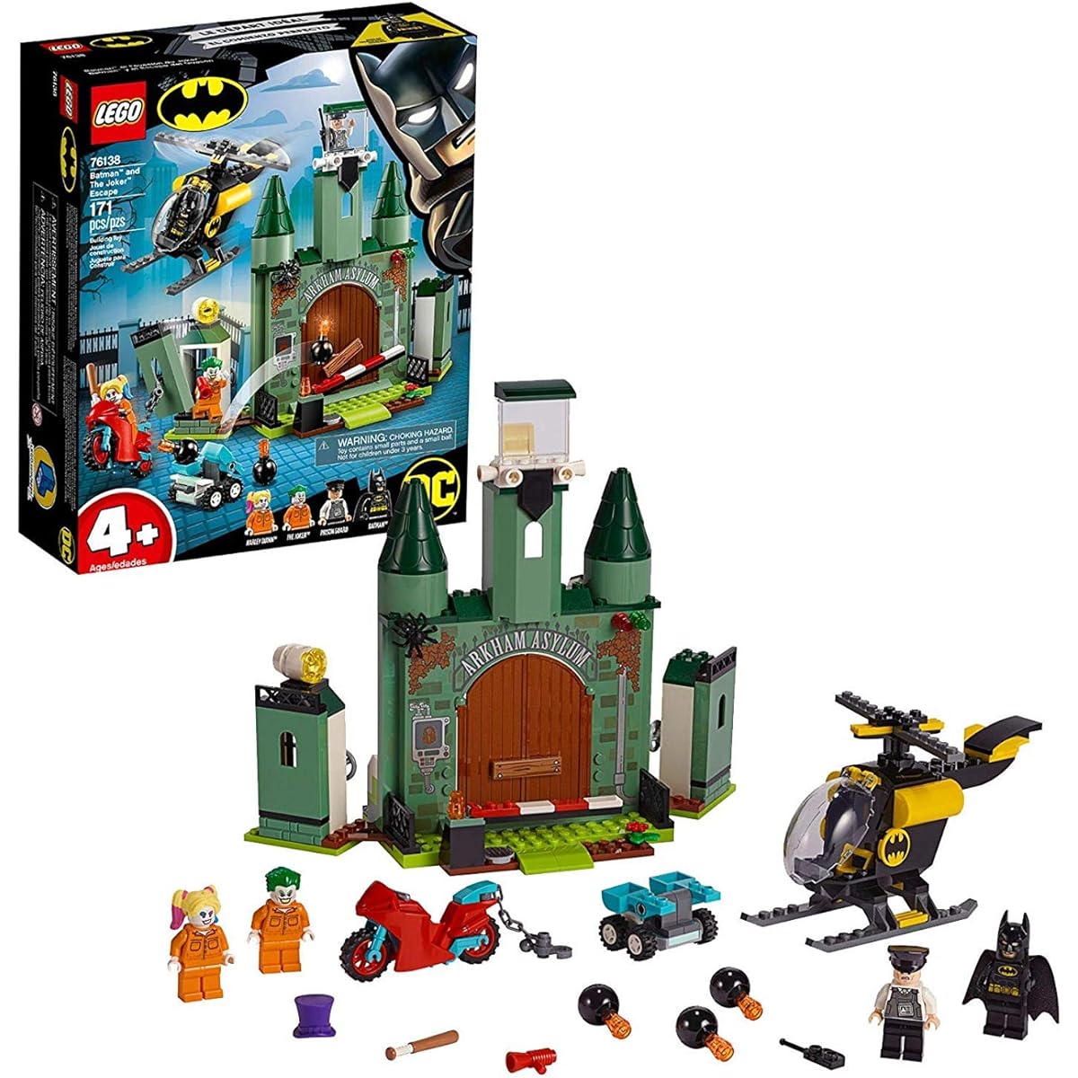 LEGO Super Heroes Batman(TM) and Joker(TM) Escape 76138 Blocks Toys for Boys