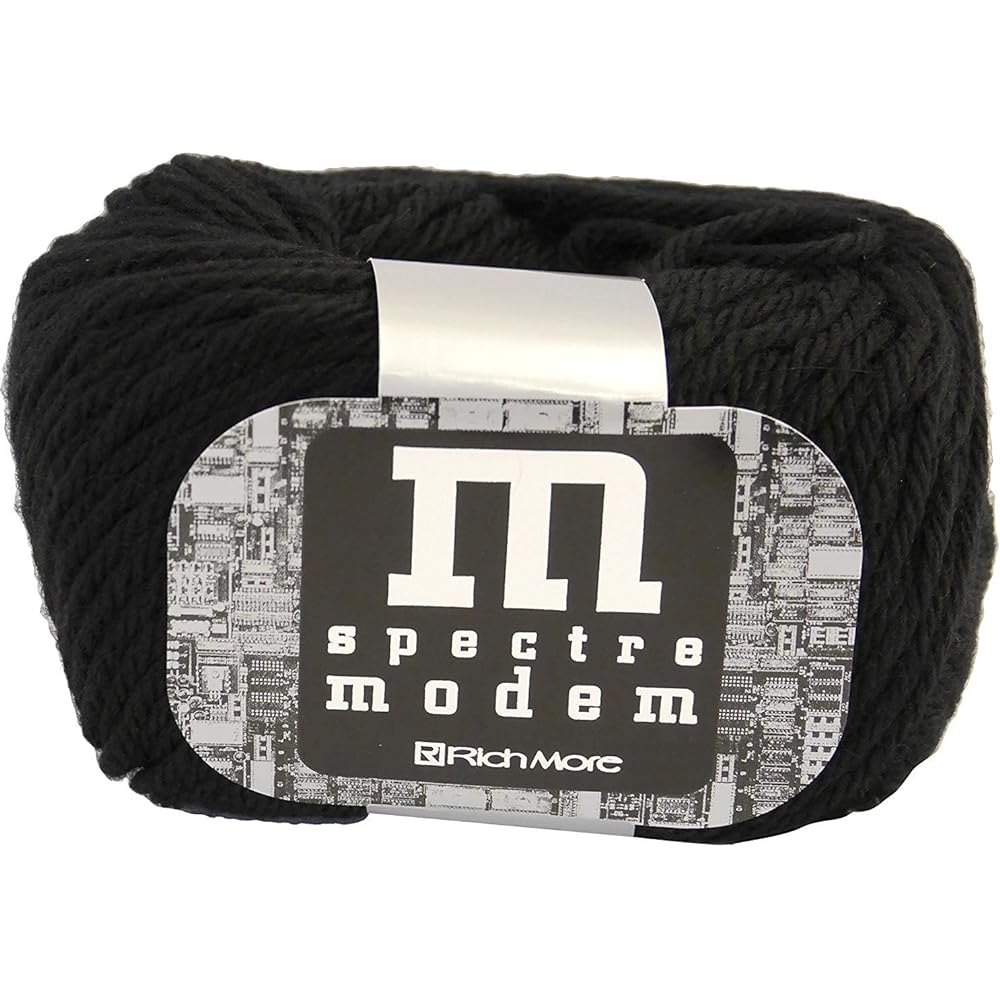 Hamanaka Richmore Spectrum Modem Yarn Extra Thick col.46 Black 40g Approx. 80m 10 Ball Set 2098
