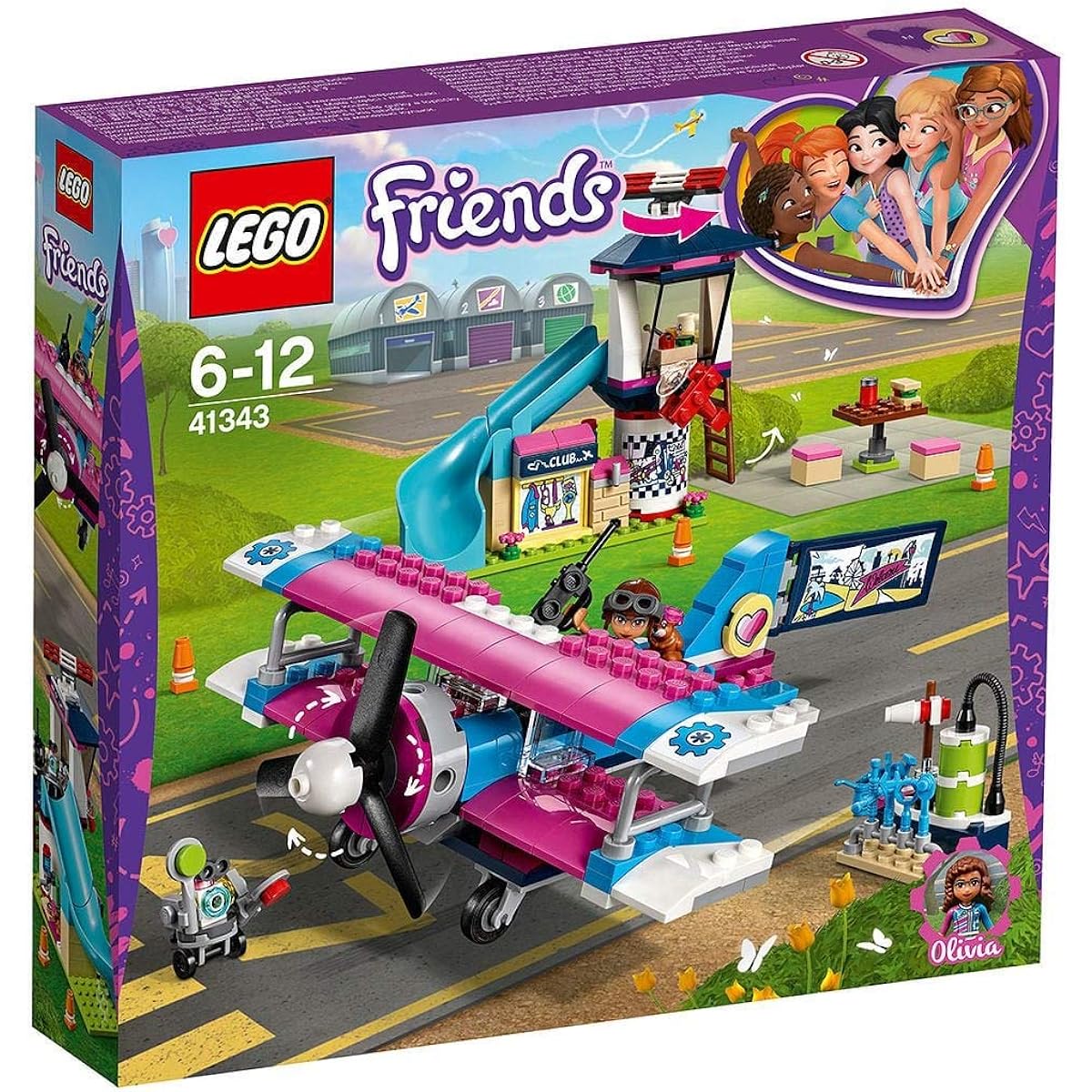 LEGO 41343 Friends Heartlake City Airplane Tour 323 Pieces