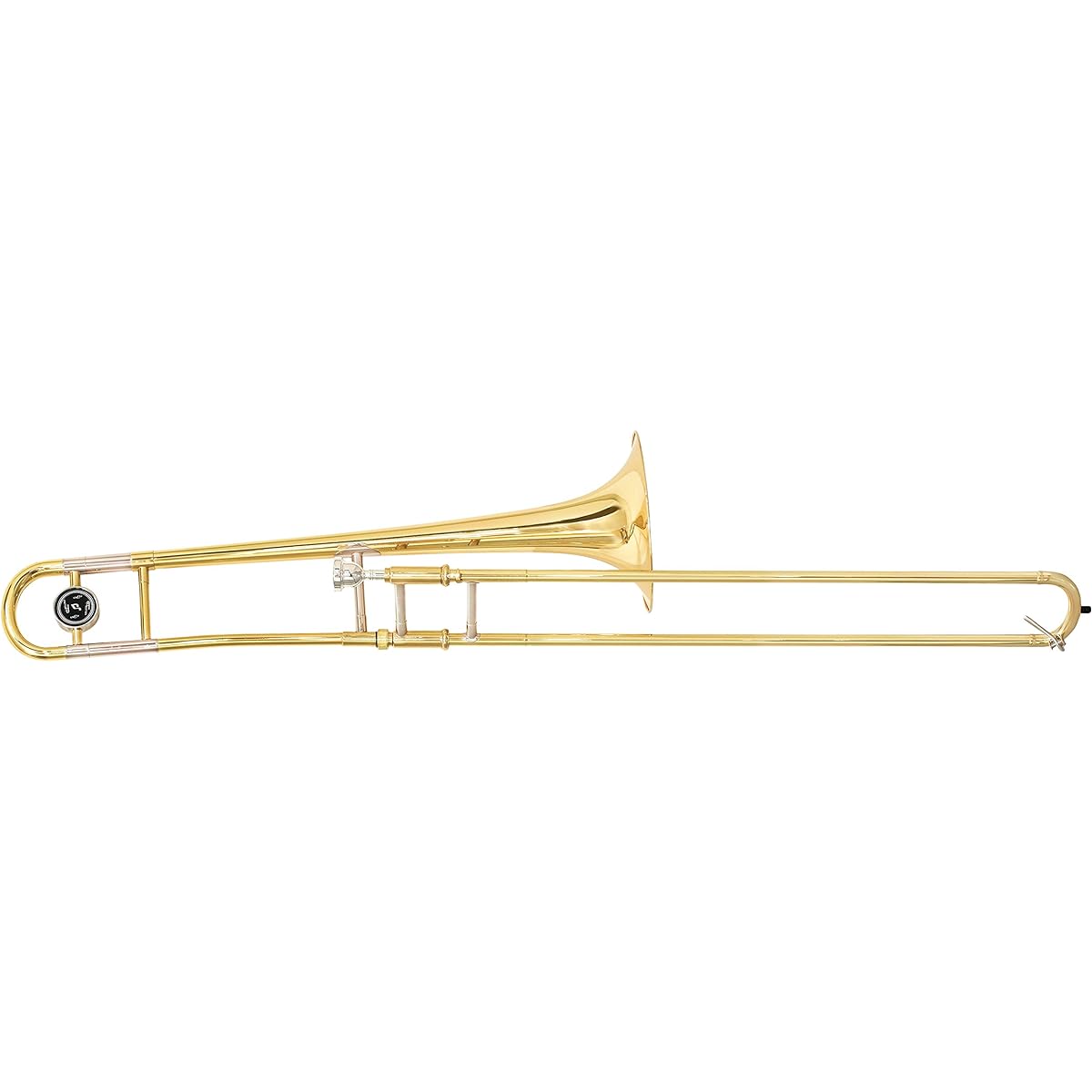 MAXTONE tenor trombone B♭ tube 8 inch bell gold lacquer finish TRB-30 with hard case