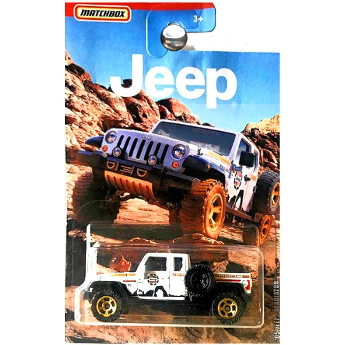 Matchbox Jeep Series Walmart Exclusive Jeep Gladiator Pickup Truck White