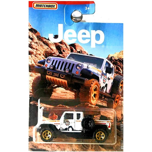 Matchbox Jeep Series Walmart Exclusive Jeep Gladiator Pickup Truck White