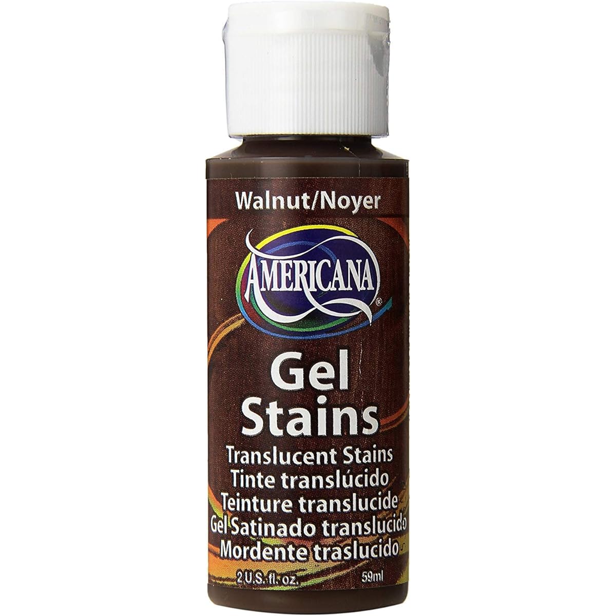 DecoArt Americana Gel Stain Paint 2oz Walnut 2 Pack