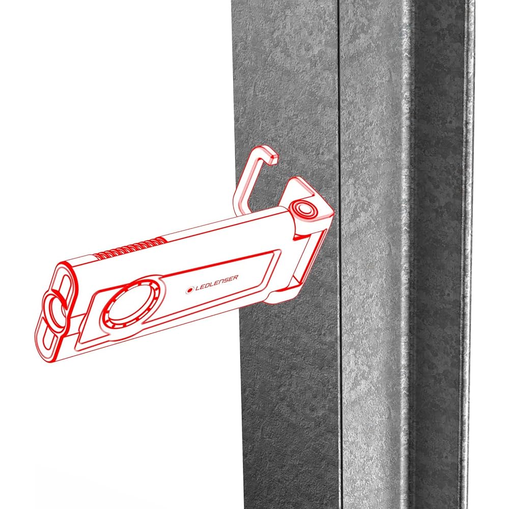 Ledlenser Work Light iF2R LED Work Light Small Floodlight Hook with Magnet 502170 [Genuine Japanese Product]