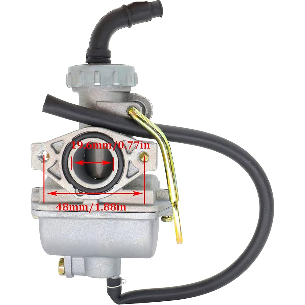 PZ20 Carburetor Replacement Kazuma Baja 50cc -125cc TaoTao 110B NST SunL Chinese Quad 4 Stroke ATV 4 Wheeler Go Kart Dirt Bike CRF50F XL75 CRF80F XR50R with 35mm Air Filter + Inlet Pipe Manifold