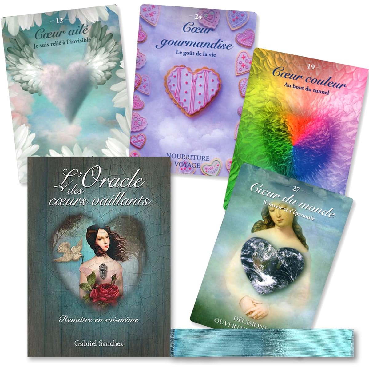 [Genuine product] Oracle of the Brave Heart [With Japanese list of oracle card meanings] Tarot fortune telling