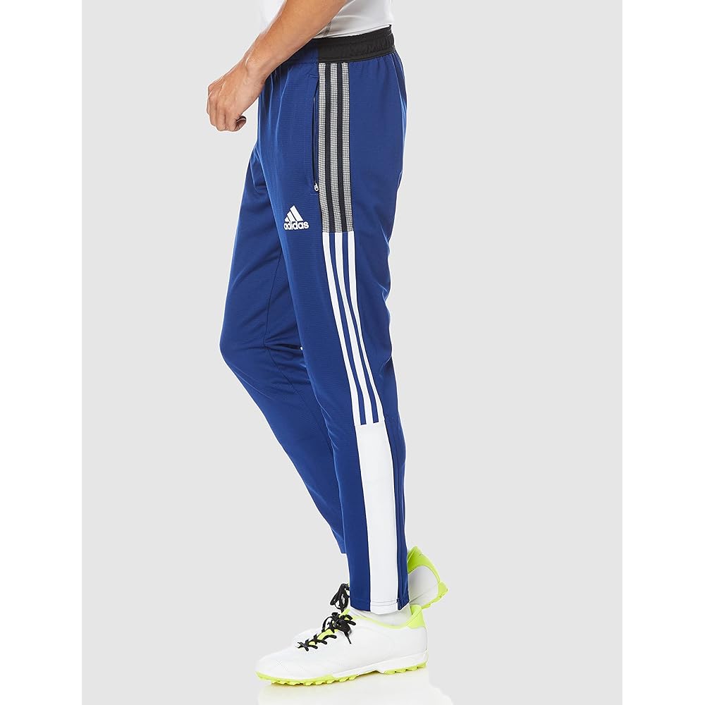 Adidas IZX61 Men's Soccer Long Pants Tiro Prime Blue Warm Pants