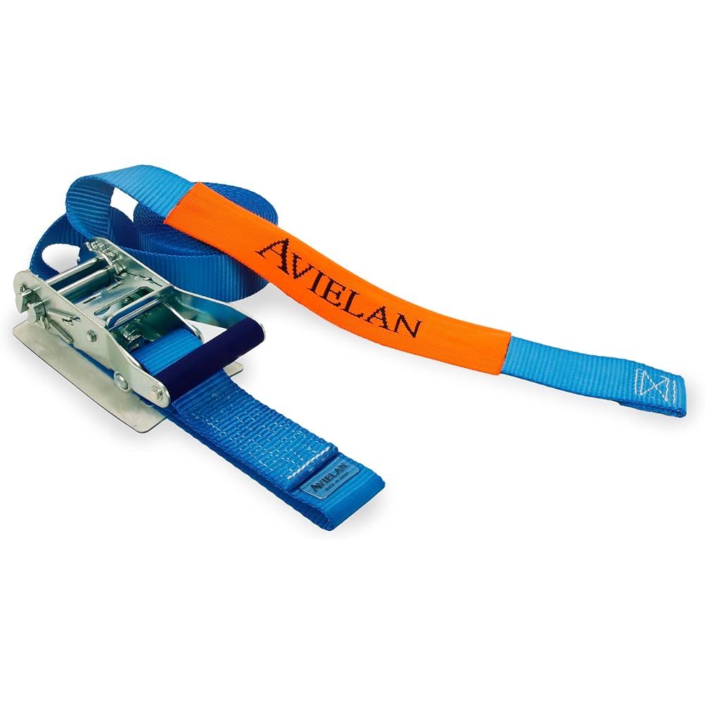 AVIELAN Lashing Belt 50mm Width Endless 5.0m Blue