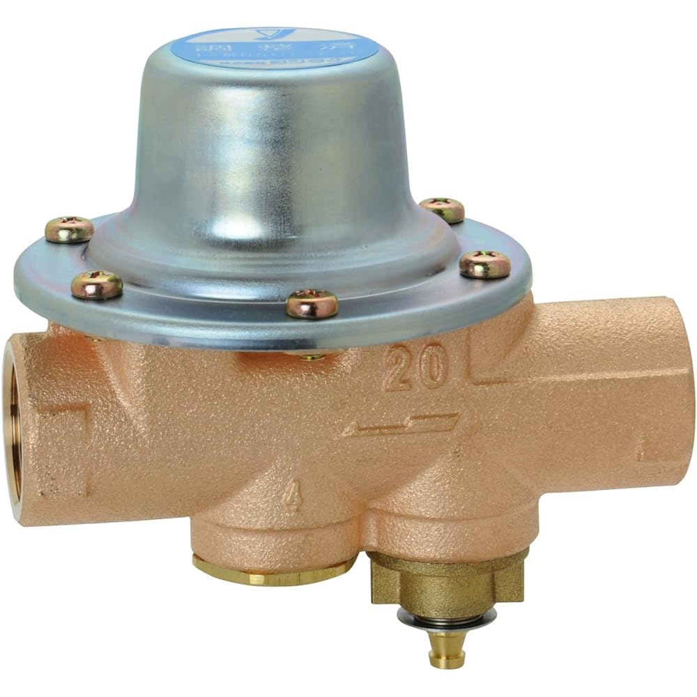 Yoshitake water pressure reducing valve for cold regions Standard setting pressure 80KPa Screw connection Connection port size 20A Main body CAC Maximum temperature 60℃ Model GD-56R-80 20A