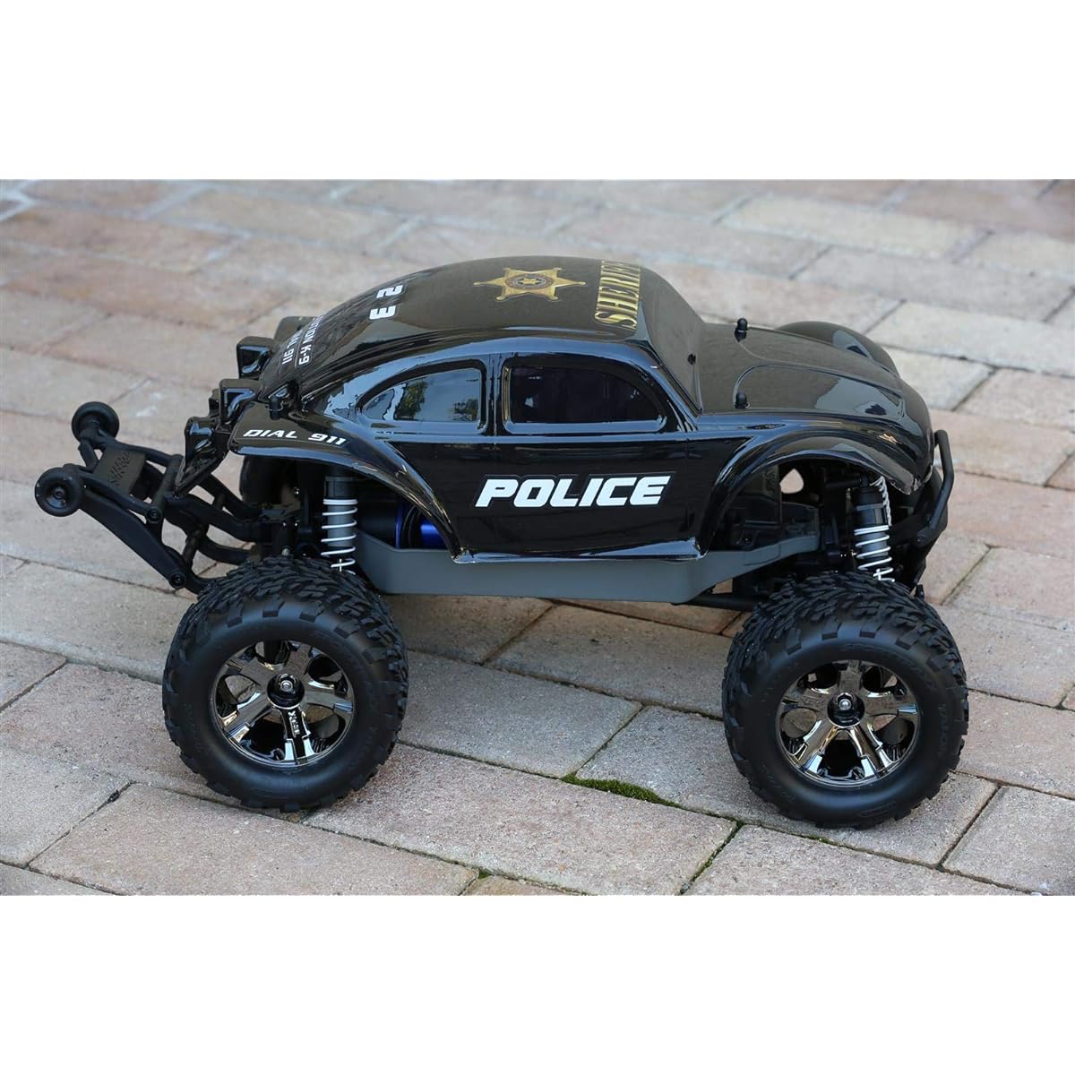 SummitLink Custom Body Police Style 1/10 Scale RC Car or Truck (Truck Not Included) STB-PB-01