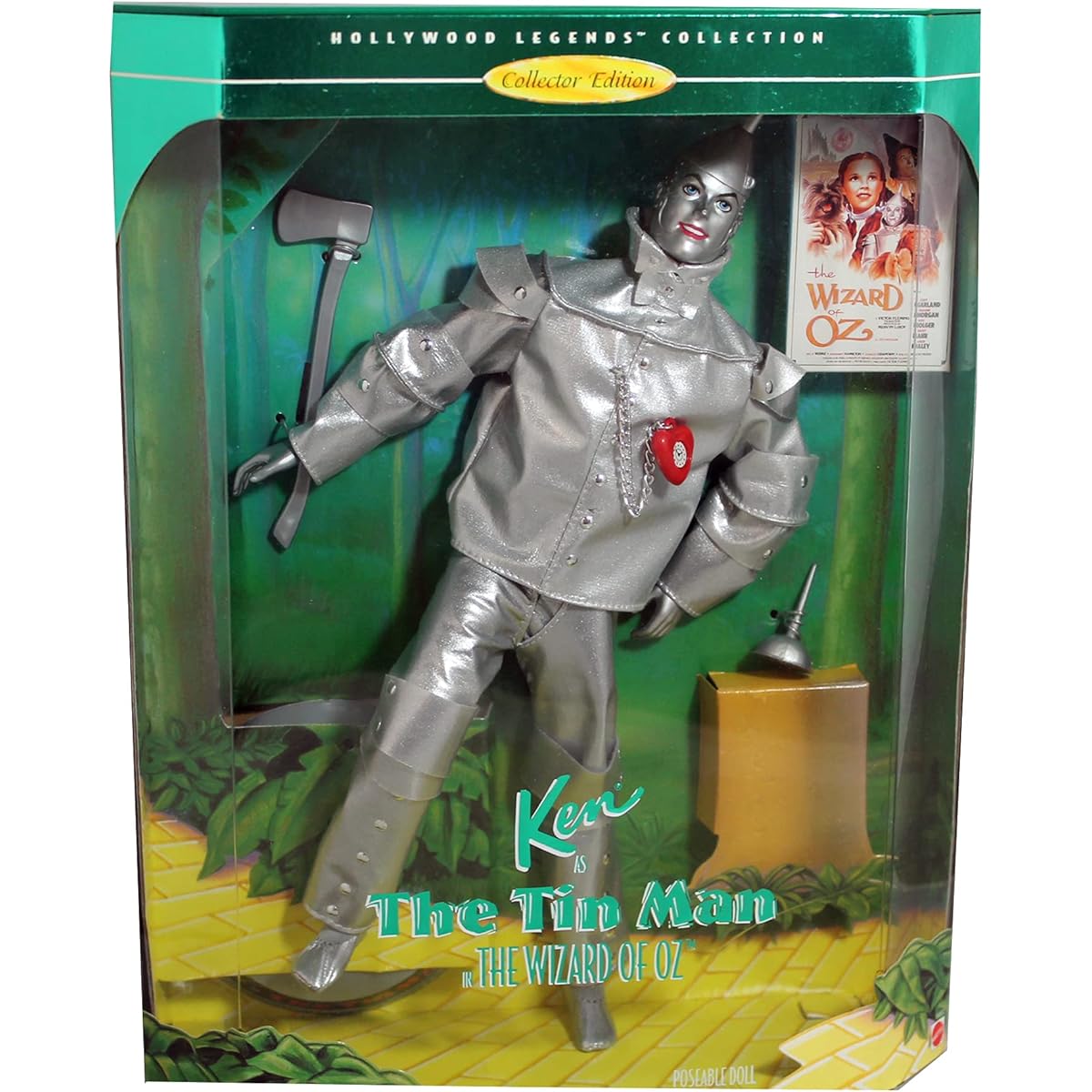 Ken Barbie as the Tin Man Hollywood Legends The Wizard of Oz Collectors Edition