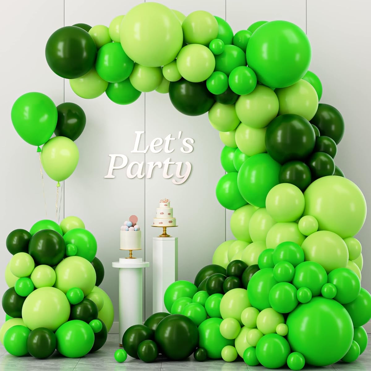 Kelfara Green Balloon Garland Kit 109pcs