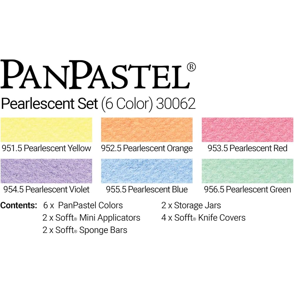 PanPastel 30062 Pearl color 6 color set 318357