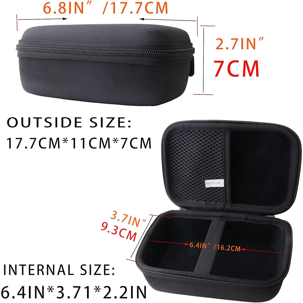 JINMEI Hard EVA Carrying Case Compatible with Zoom R4 MultiTrak 32 Bit Float Recorder Case