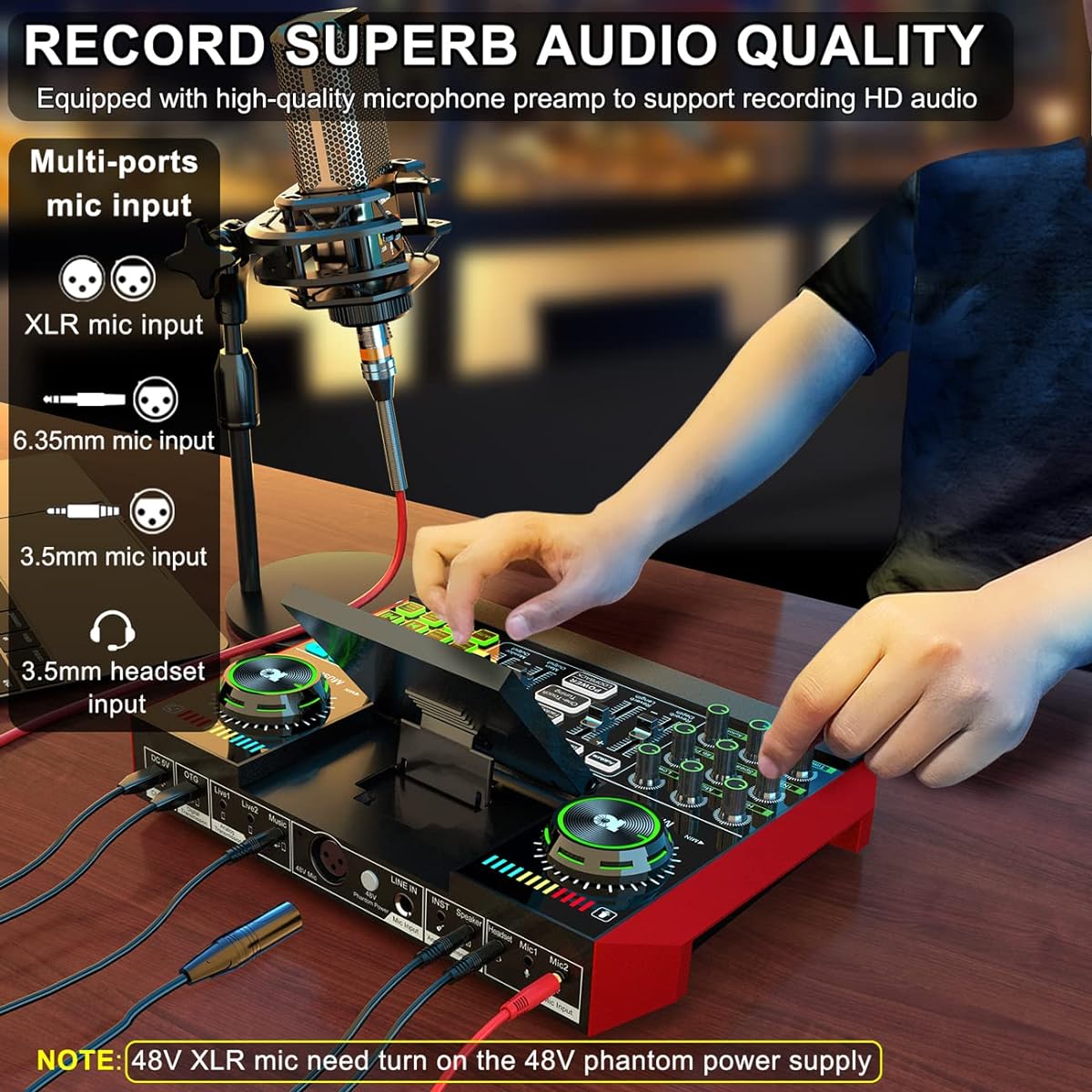 G10 Audio Interface with Mixer and Sound Card (G10 MIXER)