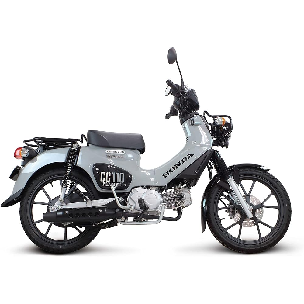 Special parts TAKEGAWA SSS muffler black protector Cross Cub 110 (JA60) 04-02-0373