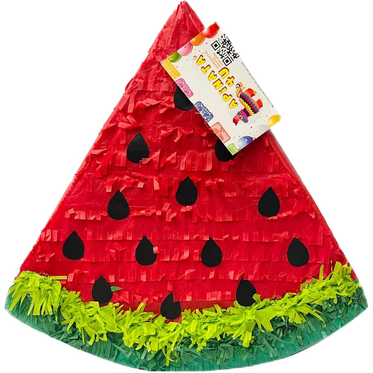19" Red Watermelon Pinata Melon Birthday Party Supplies Summer Decorations Fruit Birthday 4th of July Party Pinata Tropical Theme Birthday