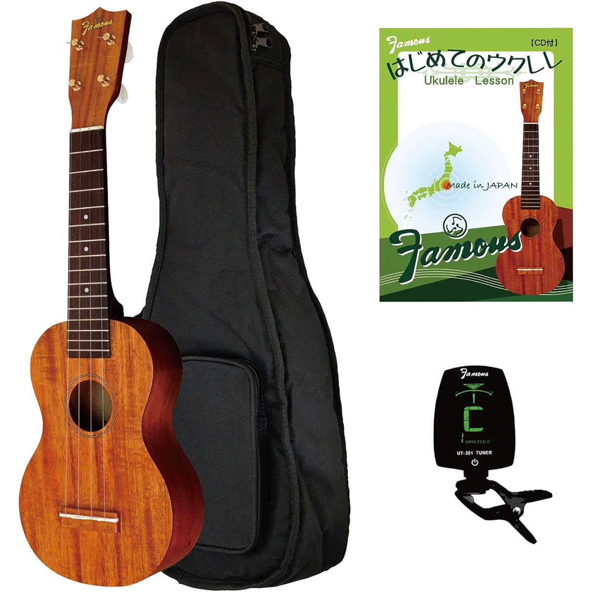 [Stand set] Famous ukulele FS-5 soprano size