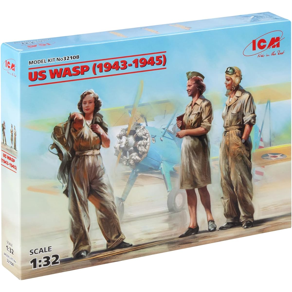 ICM 32108 US WASP (1943-1945) (3 figures)