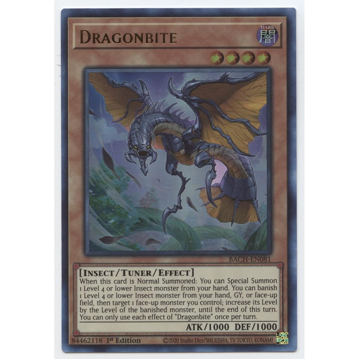 Dragonbite - BACH-EN081 - Ultra Rare - First Edition