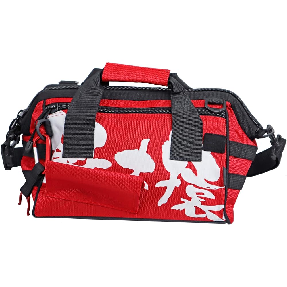 Hayashi Fishing Gear Manufacturing Co., Ltd. (HAYASHI) Bait Monkey “Gamaguchi” Bag Red