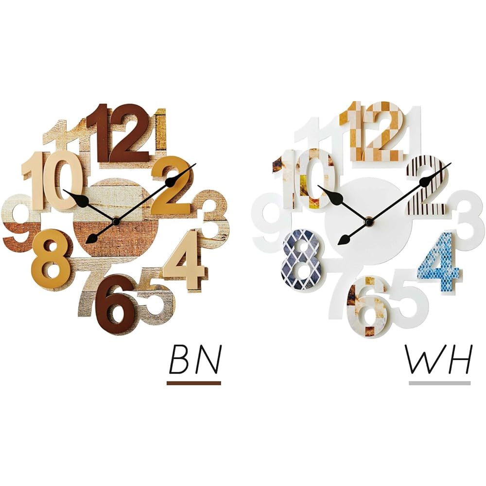 INTERFORM INC. Wall Clock Oliver BN Brown CL-9365BN