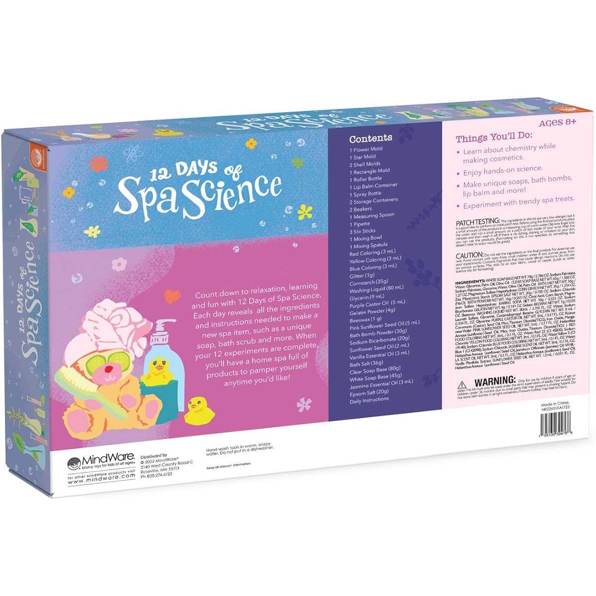MindWare Spa Science 12 days