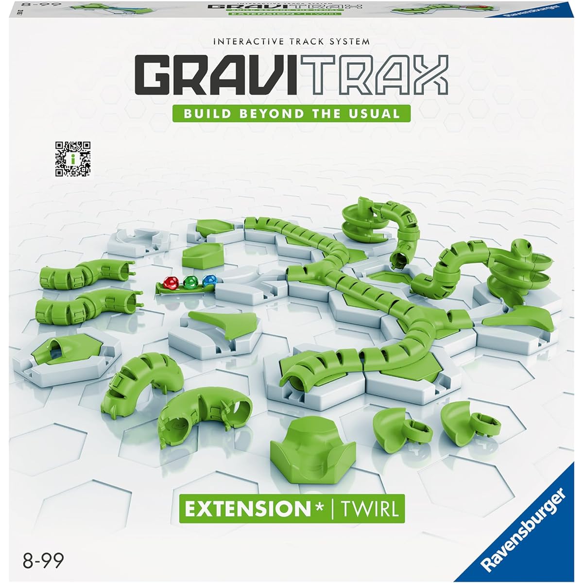 Ravensburger GraviTrax Extension Twirl - accessories for the marble run system. Can be combined with all product lines, starter sets, extensions and elements, construction toy for ages 8 and up 22435