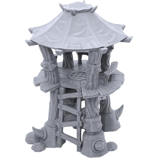 Orc Watchtower by Makers Anvil, for 3D printed tabletop RPG scenery and wargame terrain 28mm miniatures.