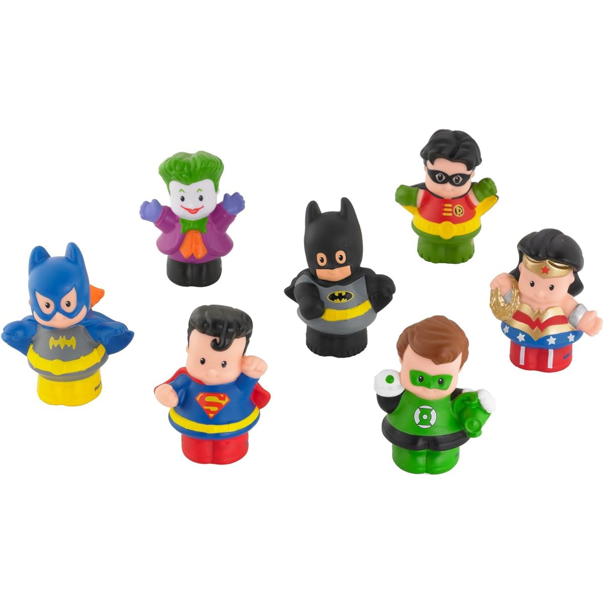 Fisher Price Little People DC Super Friends Exclusive Figure Pack of 7 Parallel import goods