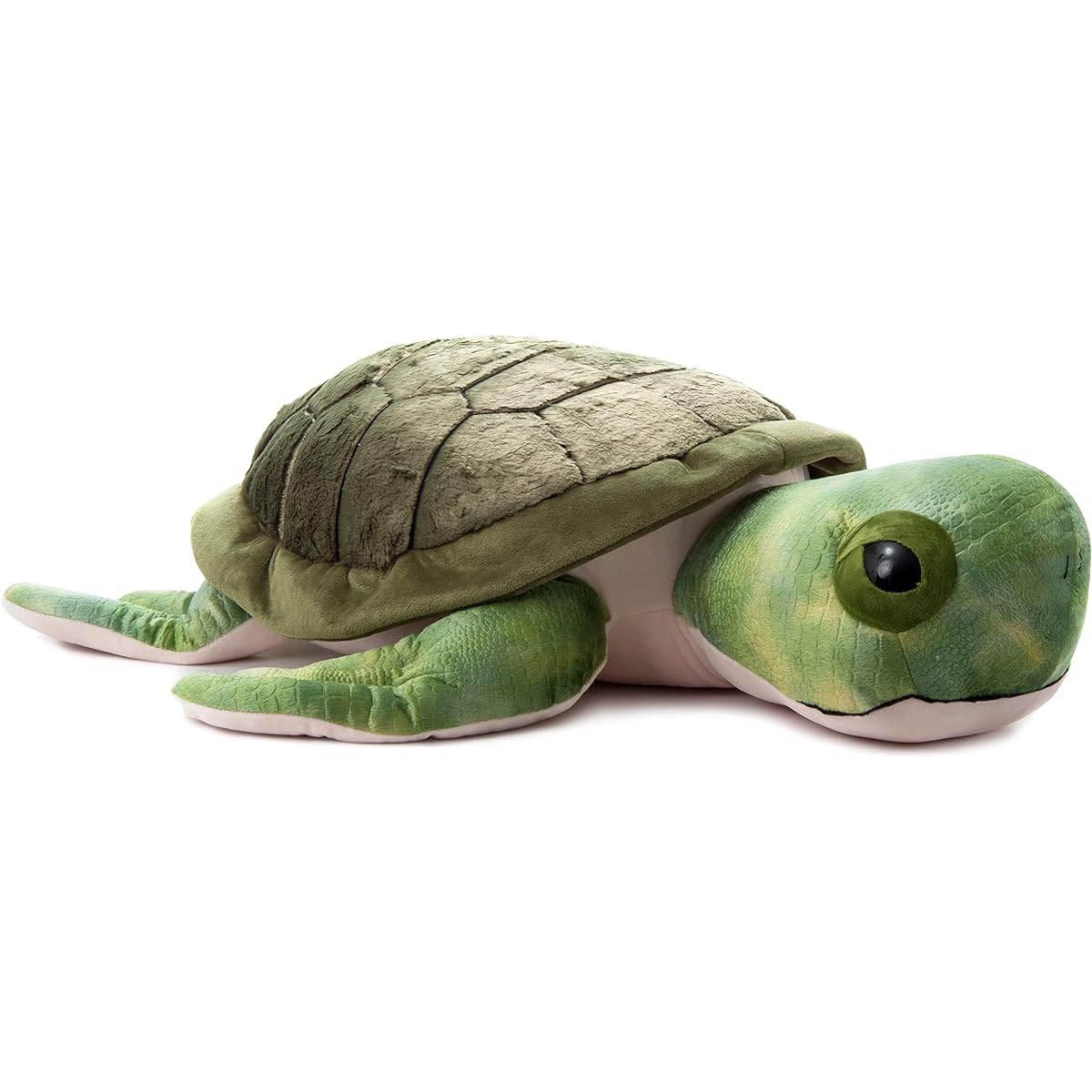 The Petting Zoo Conservation Sea Turtle Plush Toy, Gift for Kids, Sea Creature Animal, Tortoise Shell Stuffed Animal, 32"