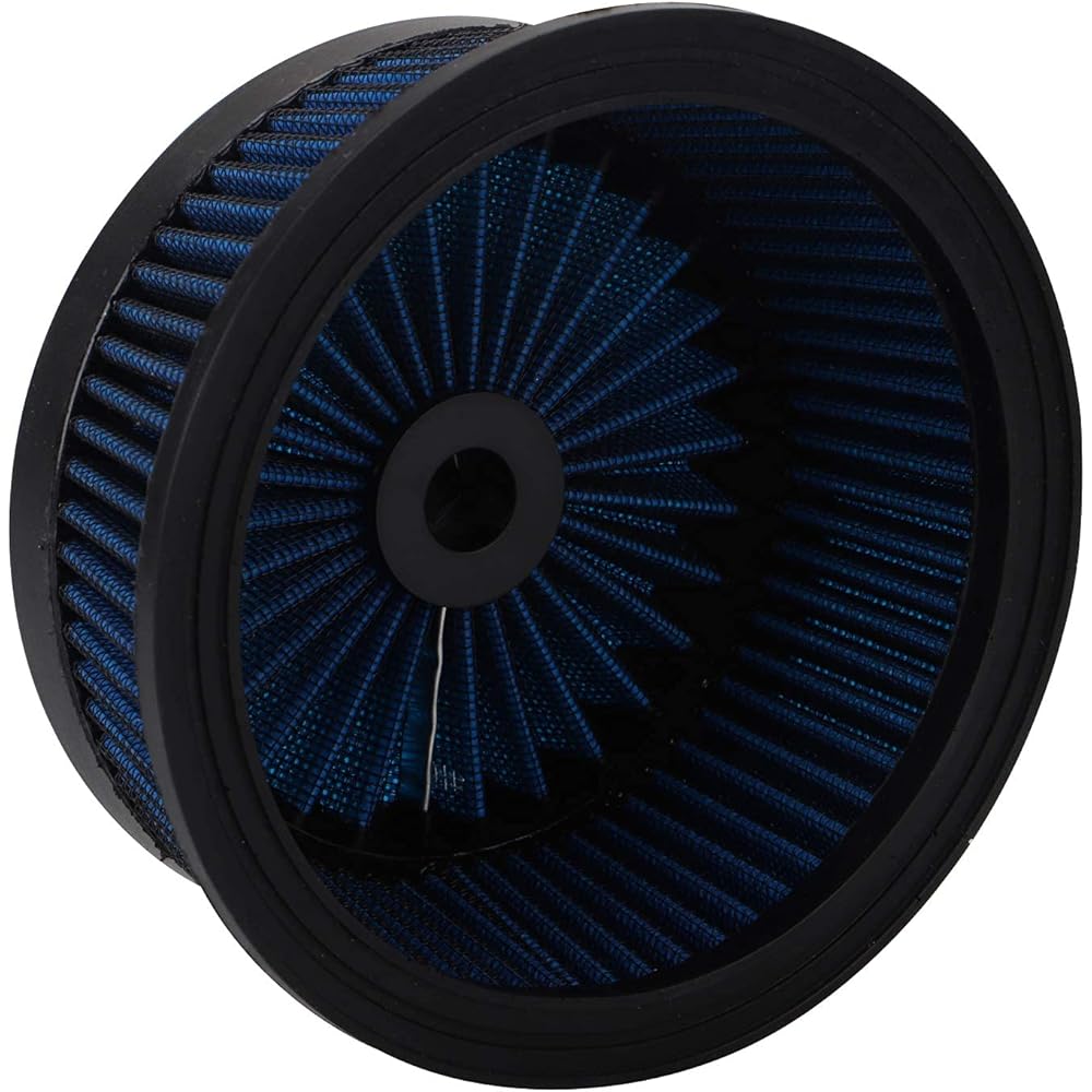 YDLMT Motorcycle Air Filter Cleaner Inner Element for Harley Sportster Dyna Street Bob Softail Touring Street Glide Road King Blue
