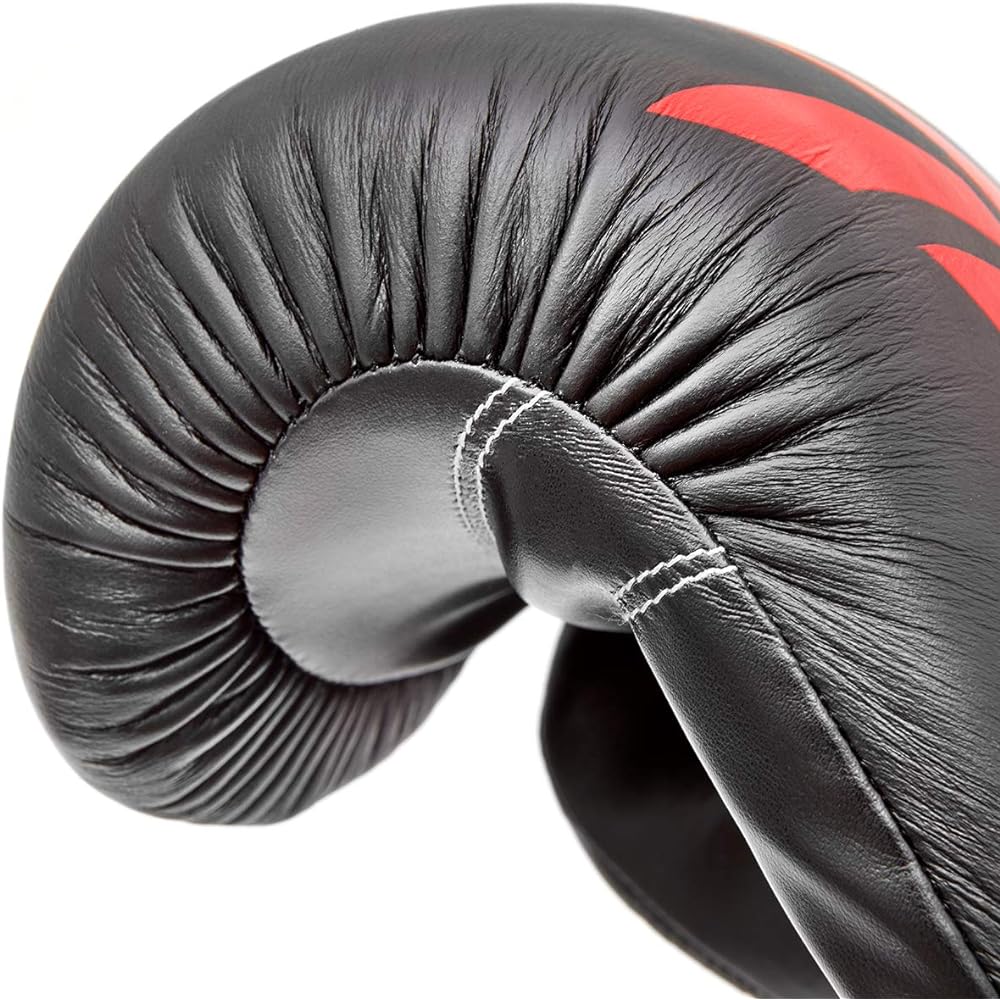 Reebok Leather/PU Boxing Gloves Black/Red