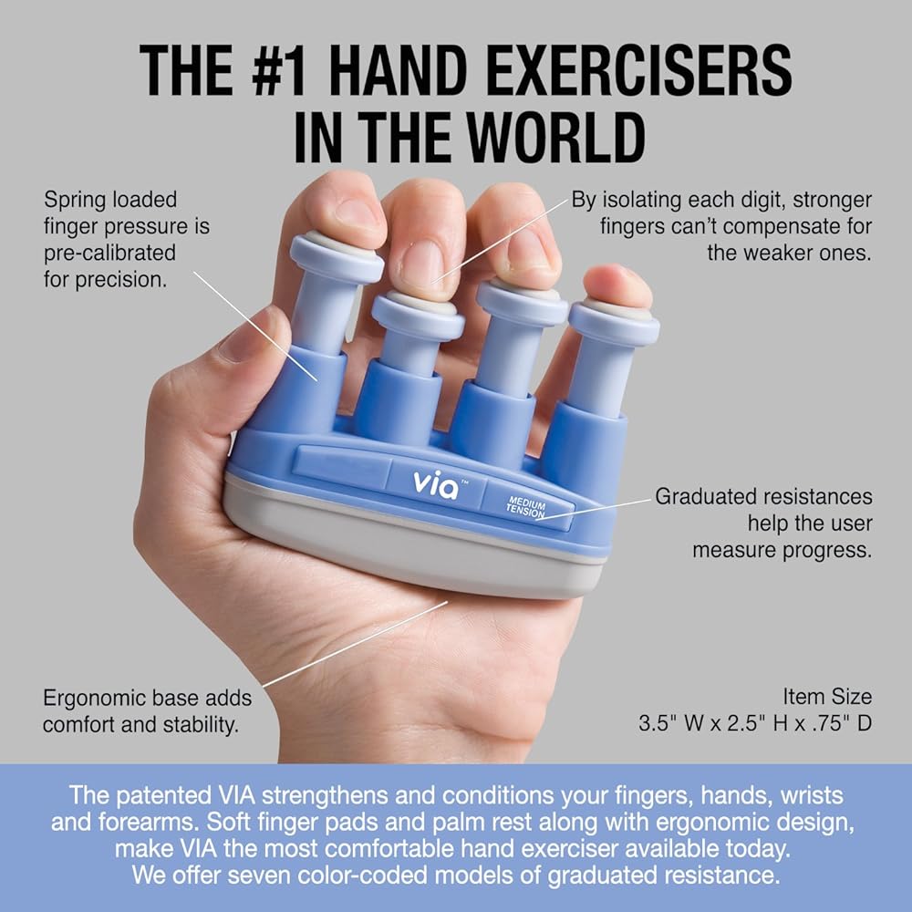 [Domestic regular import product] Prohands Hand Exerciser Via Via VM-13102 Medium/BL Blue