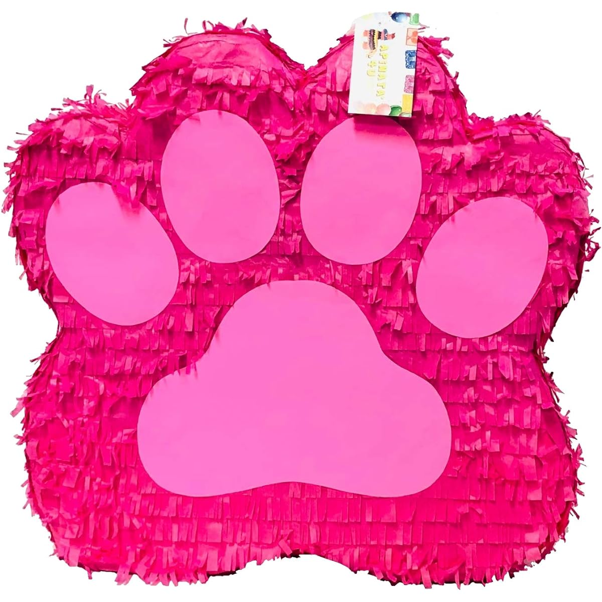 Pink Puppy Paw Pinata 19" Tall