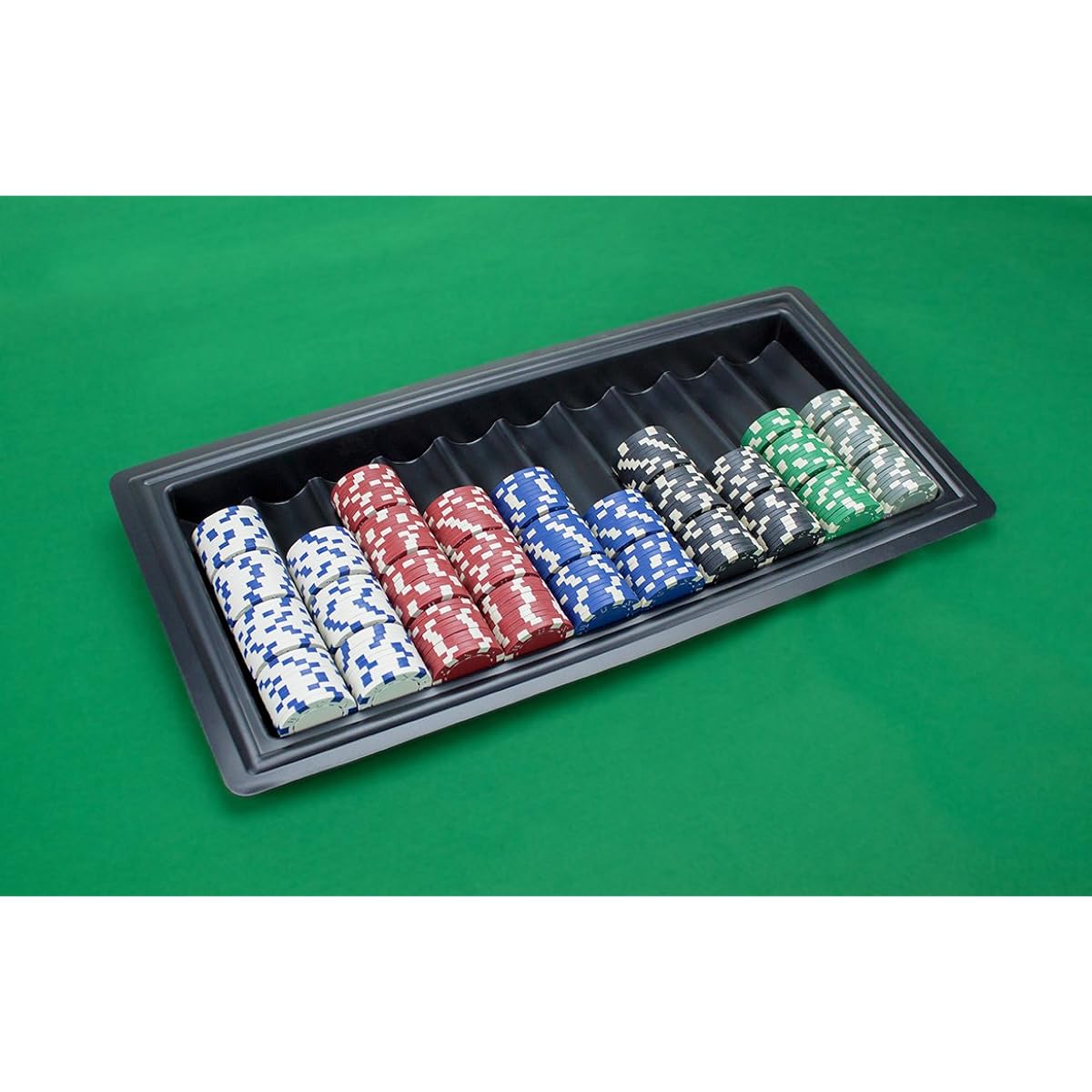 Brybelly Las Vegas Casino Style 10 Slot Dealer Tray