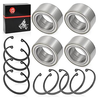 Front Rear Wheel Bearing 44x72x33mm & Ring Clip Polaris RZR 900 1000 Turbo RS1 XP S 4 All Models 2011-2020 3514699 3514822 3514924 3515090 7710780 777 10440.