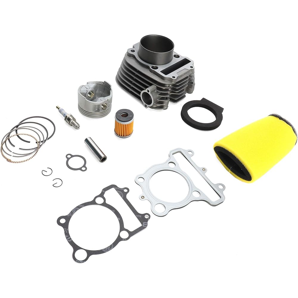 MOFANS 71mm Bore Cylinder Head Piston Ring Top End Rebuild Kit for Yamaha Timberwolf 250 1992 1993 1994 1995 1996 1997 1998 1999 2000 4BD-11631-00-Y0