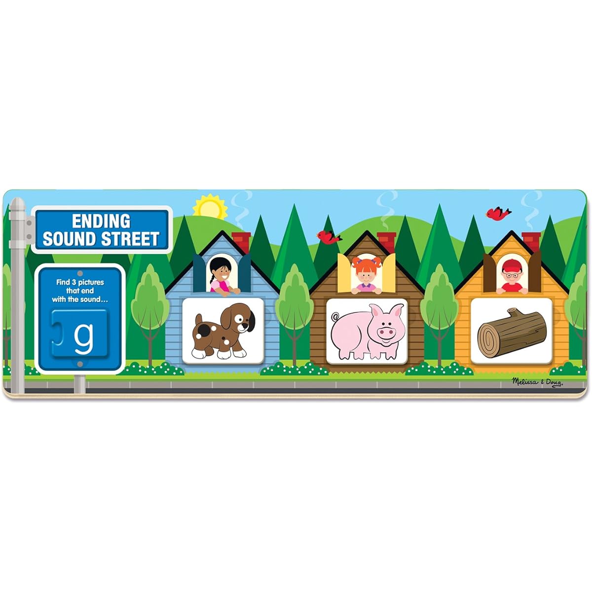 Melissa & Doug's Picture Window Sound Sorting Set [parallel import goods]