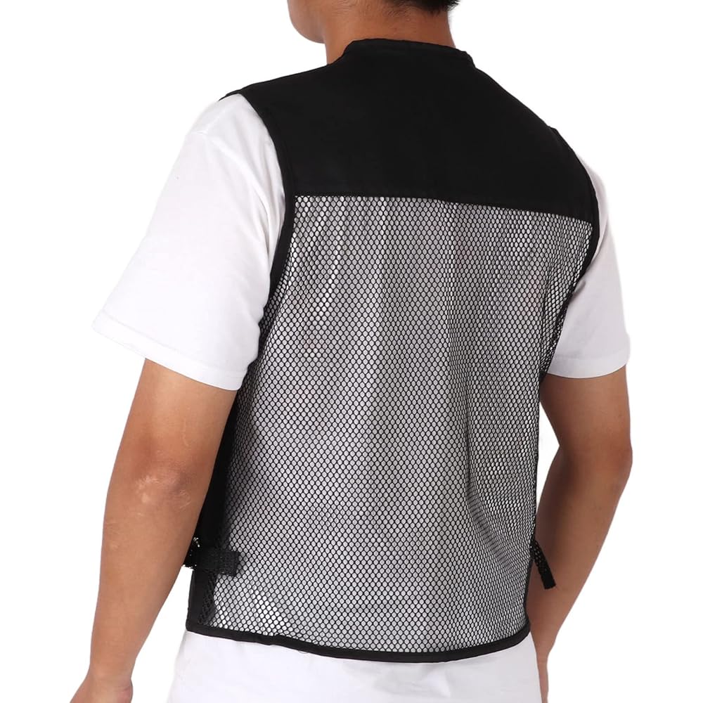 [Shanrya] Mesh fishing vest, ergonomic military vest wear-resistant to withstand outdoor activities